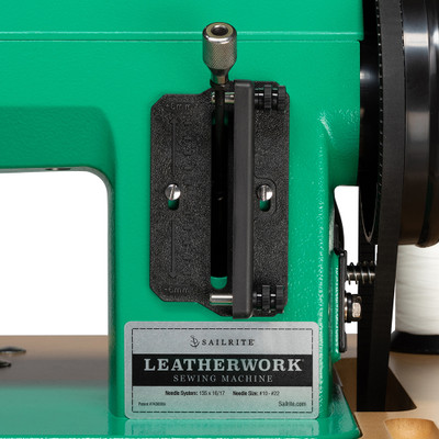 Patented EZ Set™ Stitch Length Plat